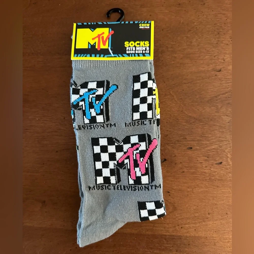 🌵3/$15 MTV novelty crew socks (see description)